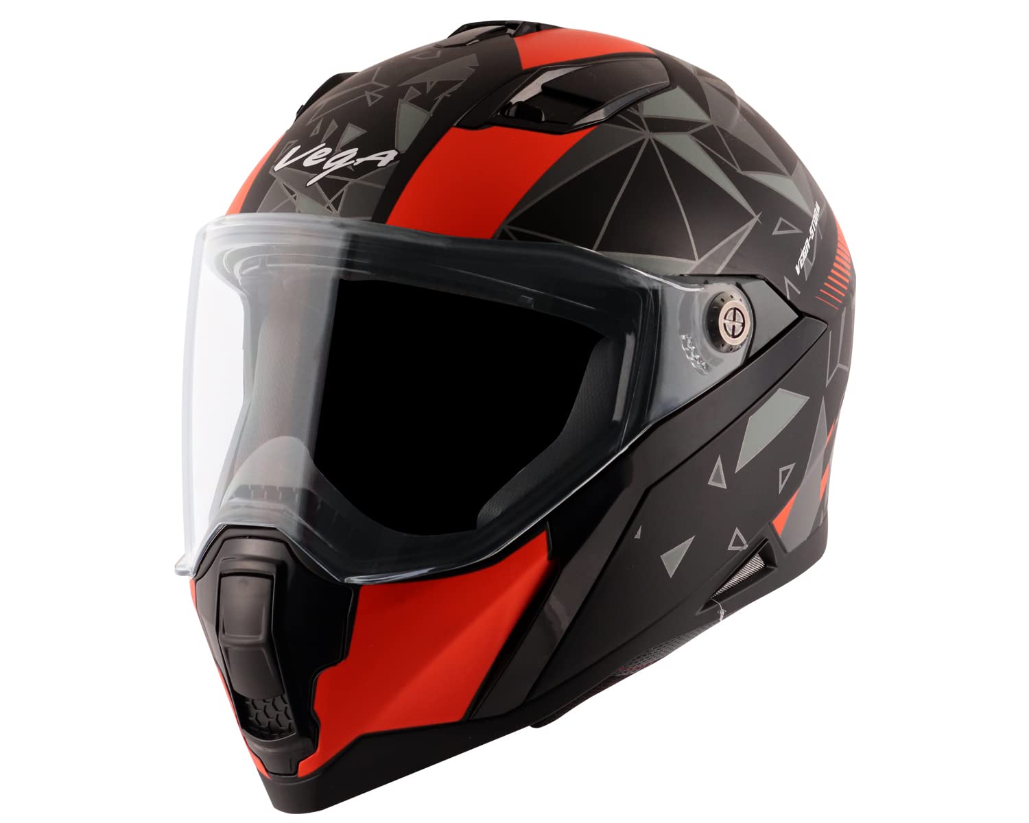 VEGA STORM DRIFT DULL BLACK ORANGE L