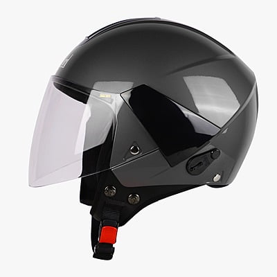 STEELBIRD SBH-5 TRIPLE NINE GLOSSY HONDA GREY C/V 600 MM