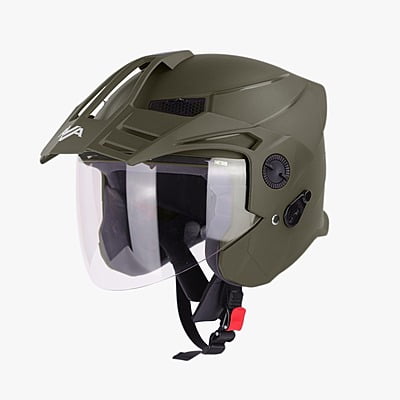 STEELBIRD SBH-23 AVA DASHING WITH PEAK BATTLE GREEN C/V (L)