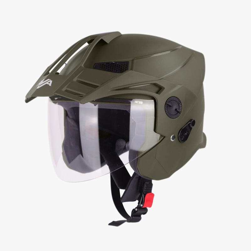 STEELBIRD SBH-23 AVA DASHING WITH PEAK BATTLE GREEN C/V (L)