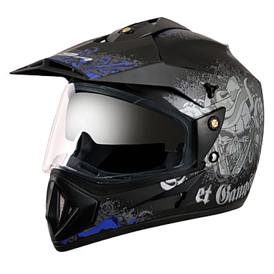 VEGA OFFROAD D/V GANGSTER DULL BLACK M.BLUE (L)