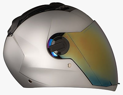 SBA-2 MATT SILVER/GOLD VISOR 580MM