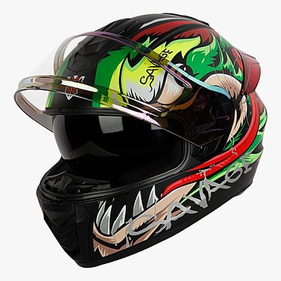 IGNYTE IGN-8 SAVAGE GLOSSY BLACK/GREEN D/V 600 MM