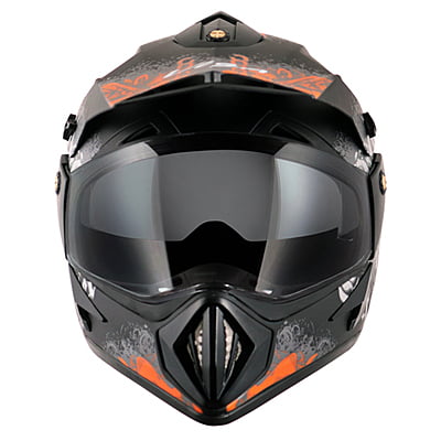 VEGA OFFROAD D/V GANGSTER DULL BLACK ORANGE (L)