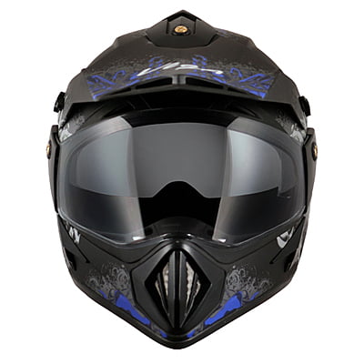 VEGA OFFROAD D/V GANGSTER DULL BLACK M.BLUE (L)