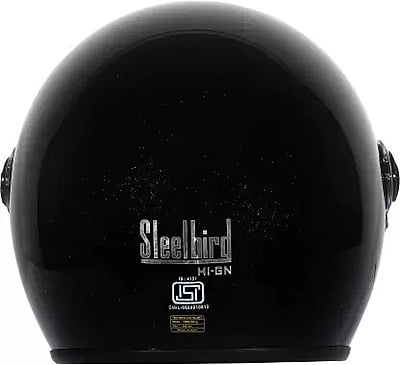 STEELBIRD SBH-09 SVR GLOSSY BLACK C/V (L)