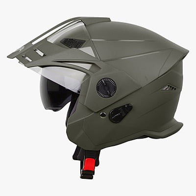 STEELBIRD SBH-23 ISS AVA DASHING WITH PEAK BATTLE GREEN C/V (L)