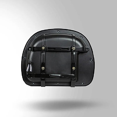STUDDS SIDE BOX CRUISER WITH MAIN FRAME WITH UNIVERSAL FITMENT CLAMPS (RIGHT) GREY
