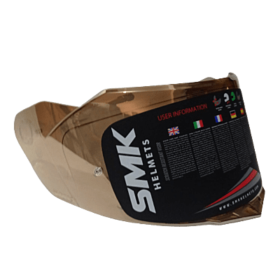 SMK GOLDEN METTALIC VISOR FOR STEELLAR