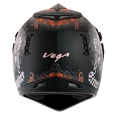VEGA OFFROAD D/V GANGSTER DULL BLACK ORANGE (L)