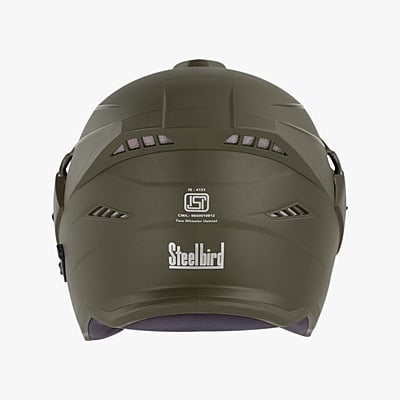 STEELBIRD SBH-23 AVA DASHING WITH PEAK BATTLE GREEN C/V (L)
