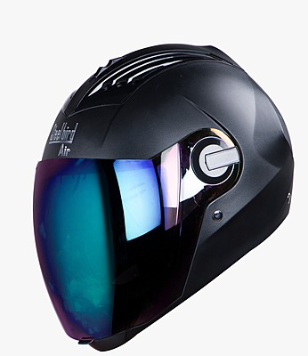 SBA-2 DASHING BLACK 580MM IRRIDIUM BLUE VISOR