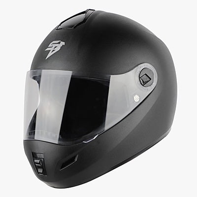 STEELBIRD SBH-2 ROX PLUS DASHING BLACK C/V (L)