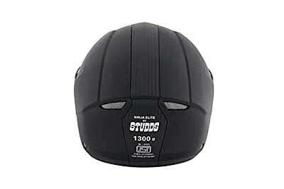 STUDDS NINJA ELITE BLACK WITH CARBON STRIP C/V (S)