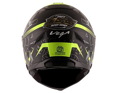 VEGA STORM DRIFT DULL BLACK NEON YELLOW C/V (L)