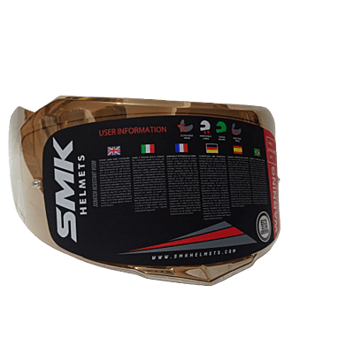 SMK GOLDEN METTALIC VISOR FOR STEELLAR
