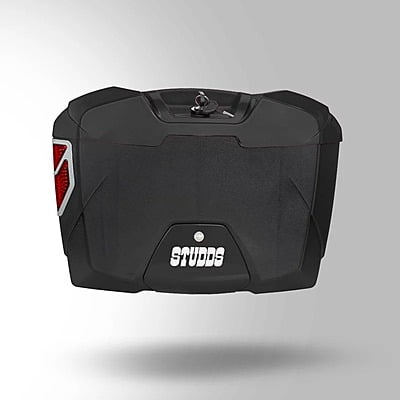 STUDDS SIDE BOX EXPLORER WITH UNIVERSAL FITMENT CLAMPS BLACK