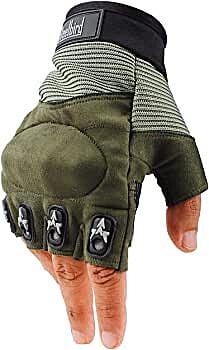 STEELBIRD GLOVES H/F GREEN (L)