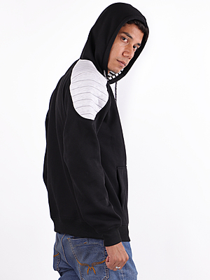 STEELBIRD BIKERS HOODIE BLACK (M)