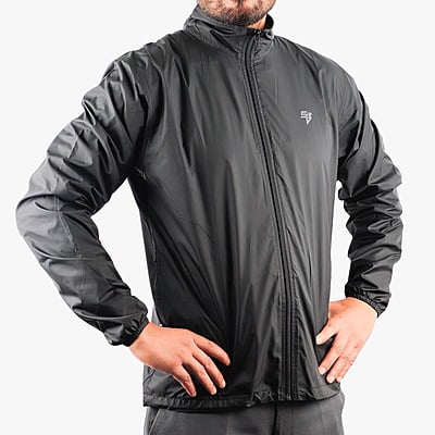 STEELBIRD WINDCHEATER FOR MEN BLACK (XXL)