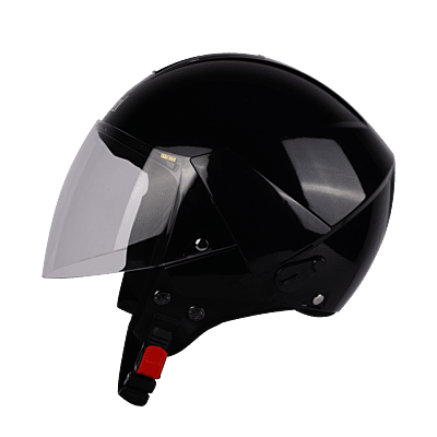 STEELBIRD SBH-5 TRIPLE NINE GLOSSY BLACK C/V 580 MM