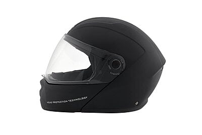 STUDDS NINJA ELITE BLACK WITH PLAIN STRIP C/V (L)