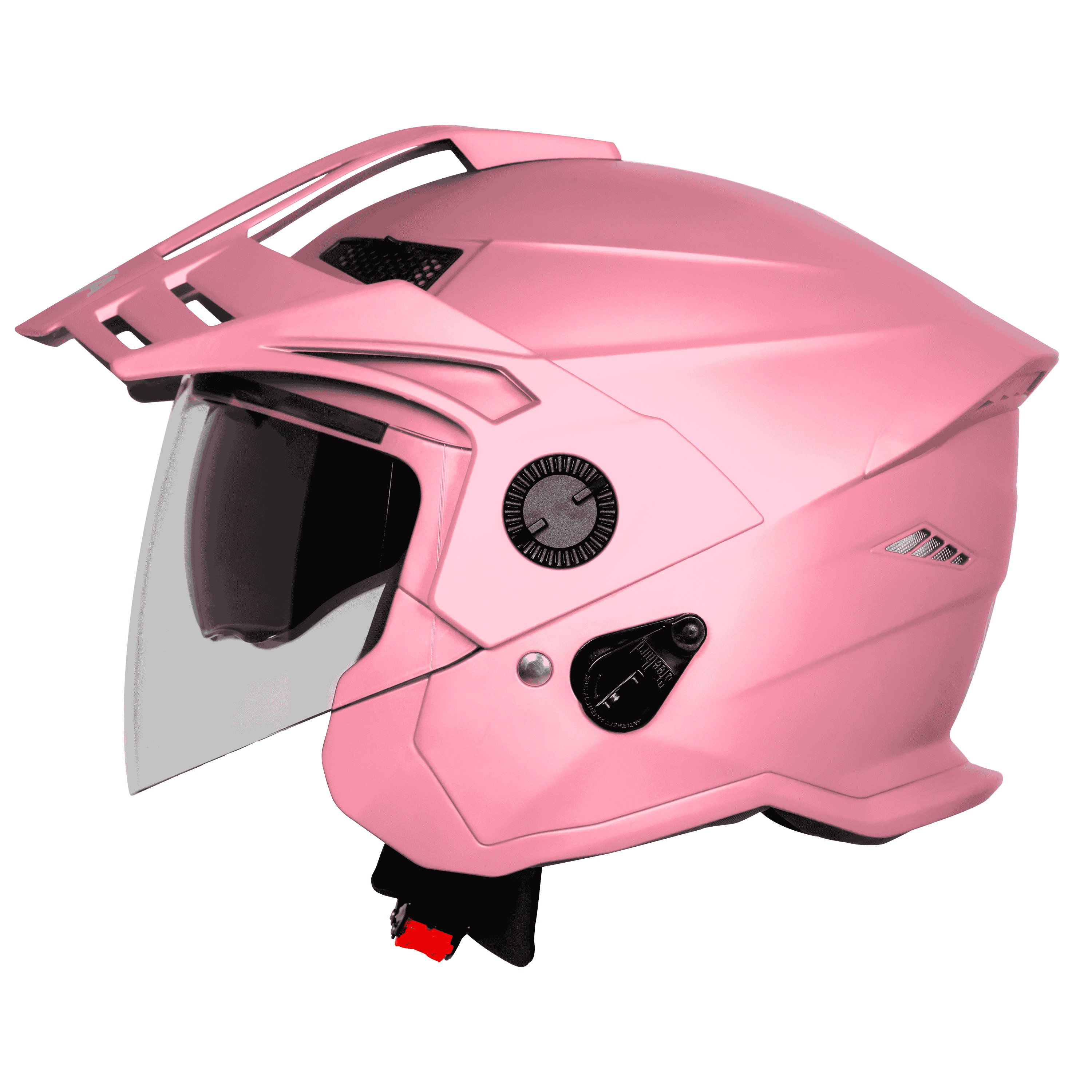 STEELBIRD SBH-23 ISS AVA GLOSSY BABY PINK WITH PEAK C/V (L)