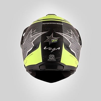 VEGA MOUNT D/V MAX DIRT DULL BLACK NEON YELLOW (L)