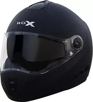 STEELBIRD SBH-2-SS ROX WITH SUN SHIELD DASHING BLACK D/V (L)