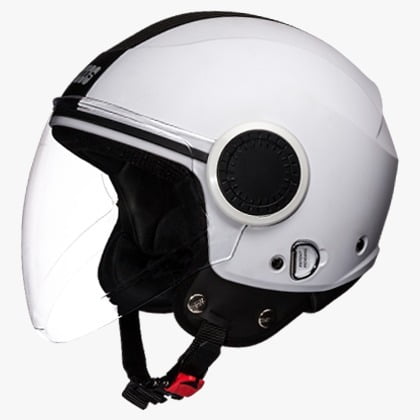 STUDDS URBAN WHITE WITH BLACK STRIP C/V (XL)