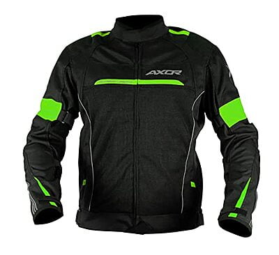 AXOR CRUISER JACKET BLACK NEON YELLOW L