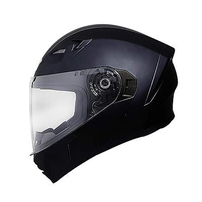 STEELBIRD SBA-21 ISS RAPTOR DASHING BLACK C/V (L)