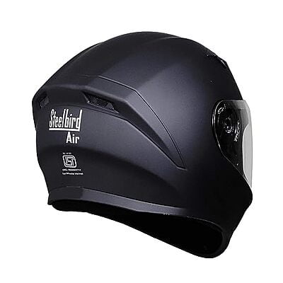 STEELBIRD SBA-21 ISS RAPTOR DASHING BLACK C/V (L)