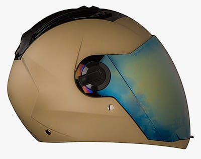 STEELBIRD SBA-2 MAT DESERT STORM C/V (L) + EXTRA GOLD VISOR