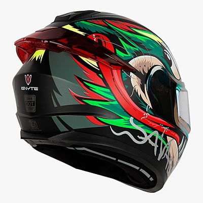 IGNYTE IGN-8 SAVAGE GLOSSY BLACK/GREEN D/V 600 MM