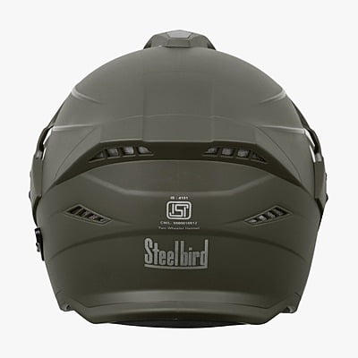 STEELBIRD SBH-23 ISS AVA DASHING WITH PEAK BATTLE GREEN C/V (L)