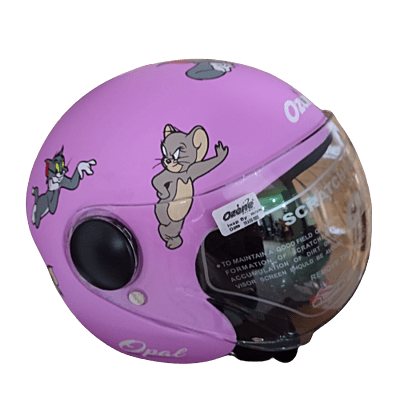 OZONE OPAL MATT PINK C/V (520 MM)-KIDS HELMET