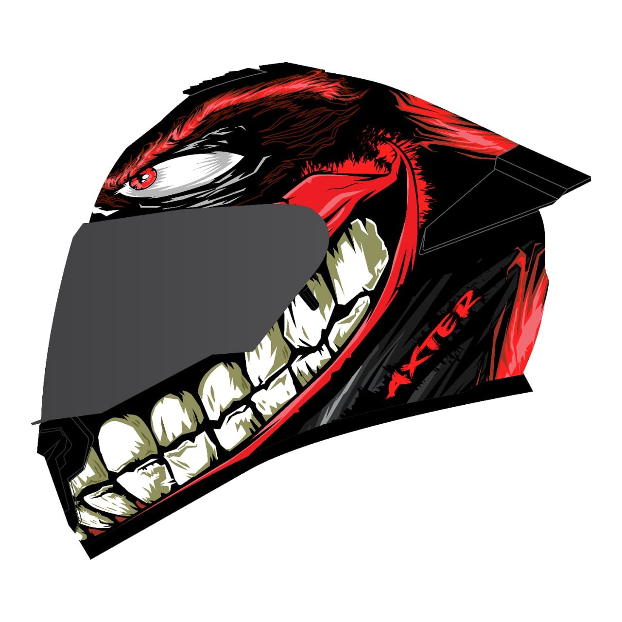 AEROSTAR AXTER D7 BLACK/RED C/V 580MM (L)