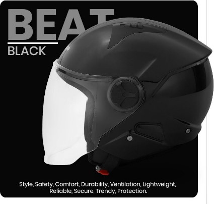 AEROSTAR BEAT MATT BLACK C/V 580MM (L)