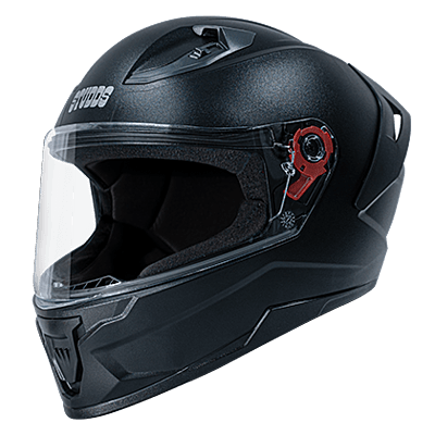 STUDDS RAIDER WITH SPOLIER BLACK C/V (L)