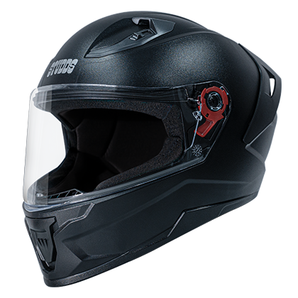 STUDDS RAIDER WITH SPOLIER BLACK C/V (L)