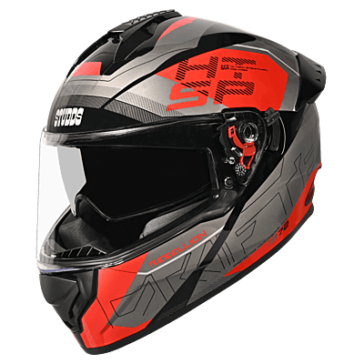 STUDDS DRIFTER D6 REBELLION BLACK/GREY N2 RED C/V 600 MM