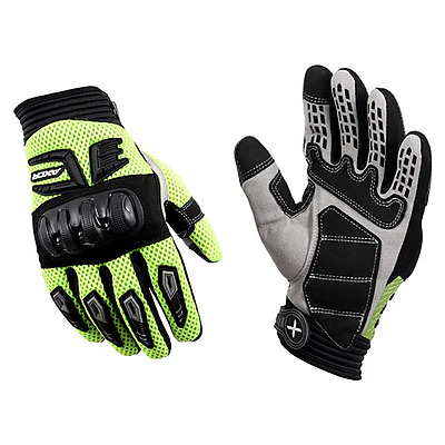AXOR GLOVES AIR STREAM BLACK NEON GREEN L