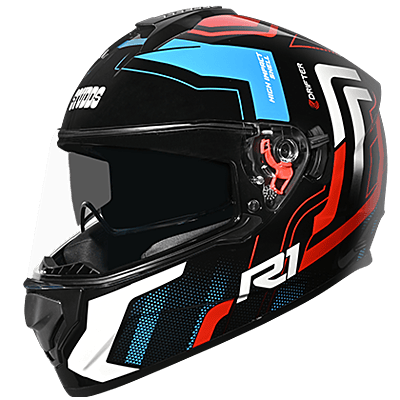 STUDDS DRIFTER D4 R1 BLACK/RED N1 D/V (L)