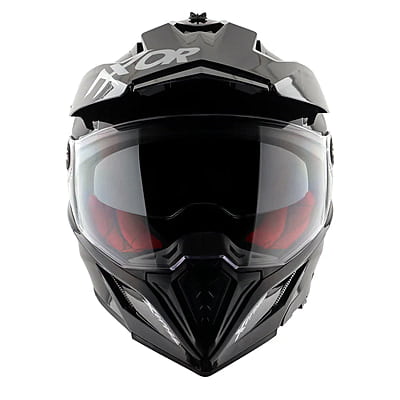 AXOR XCROSS DUAL VISOR SC BLACK RED (M)