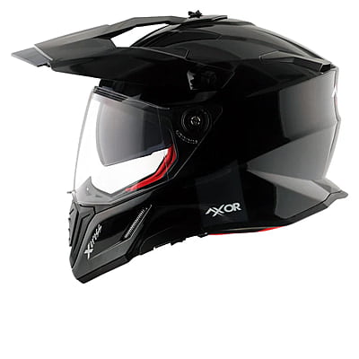 AXOR XCROSS DUAL VISOR SC DULL BLACK RED (XL)