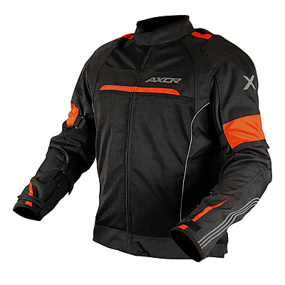 AXOR CRUISER 2 JACKET BLACK ORANGE 2XL