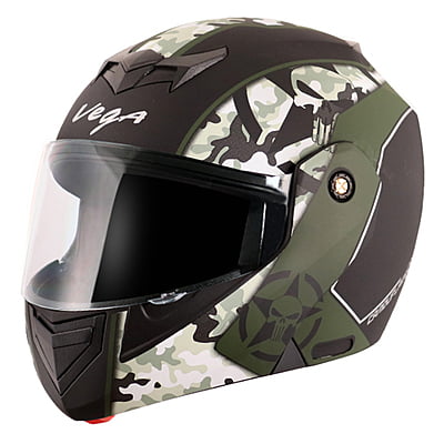VEGA CRUX DX CAMO DULL BLACK BATTLE GREEN C/V (M)