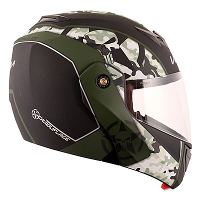 VEGA CRUX DX CAMO DULL BLACK BATTLE GREEN C/V (M)