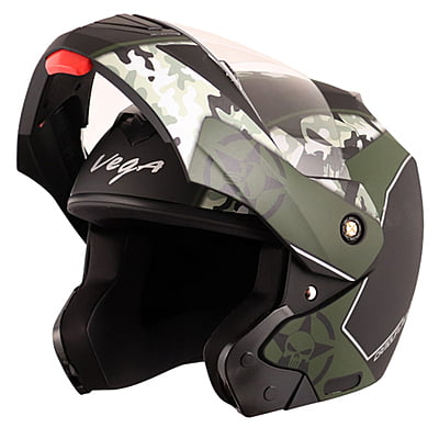 VEGA CRUX DX CAMO DULL BLACK BATTLE GREEN C/V (M)